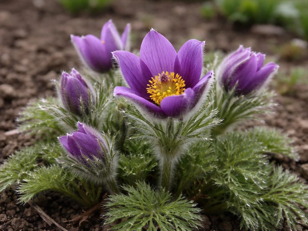 how to grow pasque flower