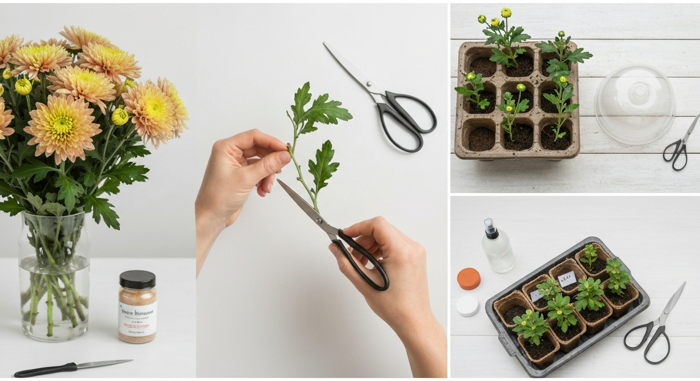 How to Grow Chrysanthemum from Bouquet: Rooting & Seeds